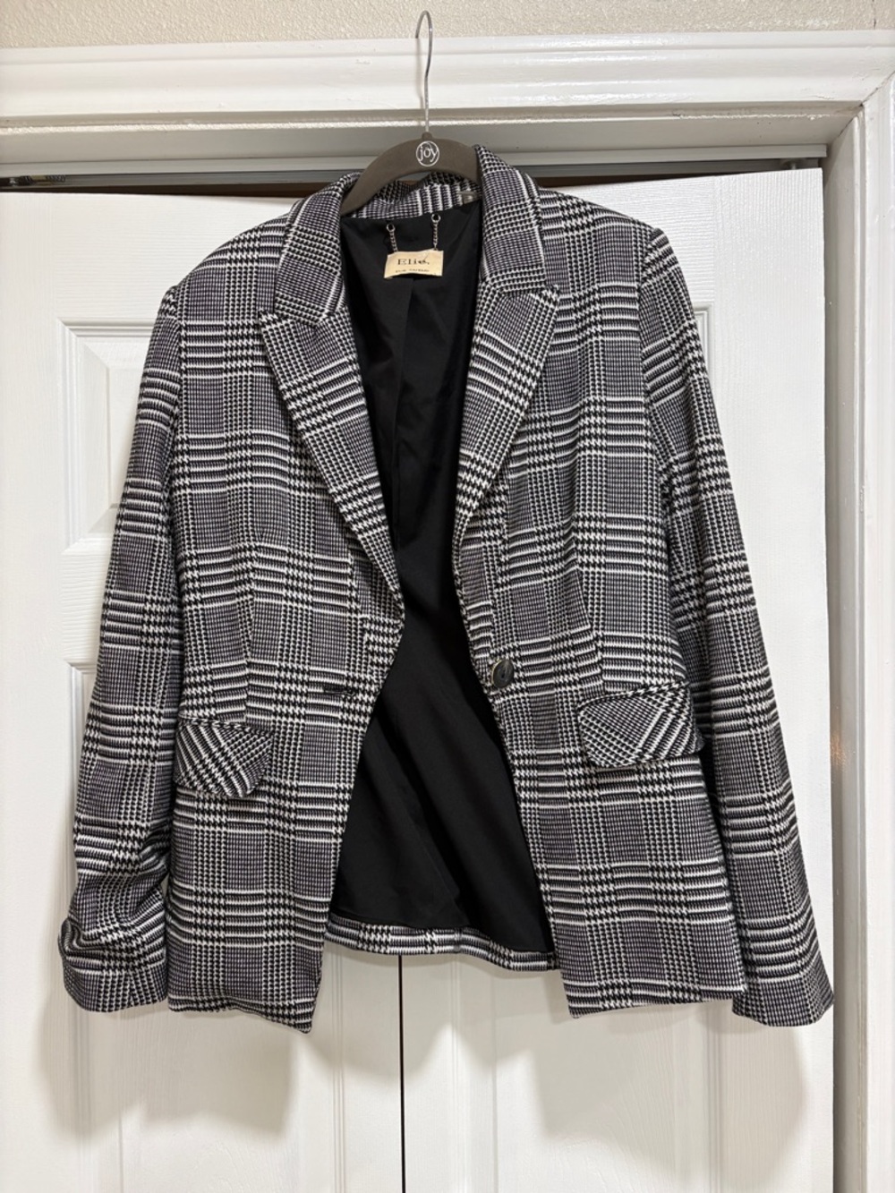 Elie Tahari Women’s Taylor Plaid Blazer